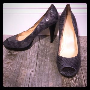 Calvin Klein Sandie peeptoe pump